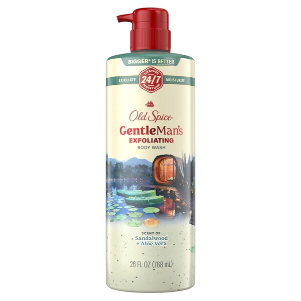 Old Spice Gentlemen's Blend Body Wash, Sandalwood & Aloe Vera, 26 OZ
