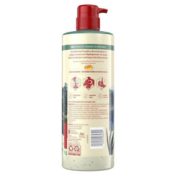 Old Spice Gentlemen's Blend Body Wash, Sandalwood & Aloe Vera, 26 OZ