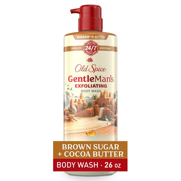 Old Spice Gentlemen's Blend Body Wash, Brown Sugar & Cocoa Butter, 26 OZ