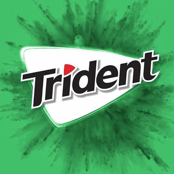 Trident Sugar Free Gum, Spearmint, 14 ct