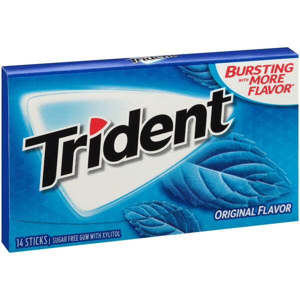 Trident Sugar Free Gum, 14 ct