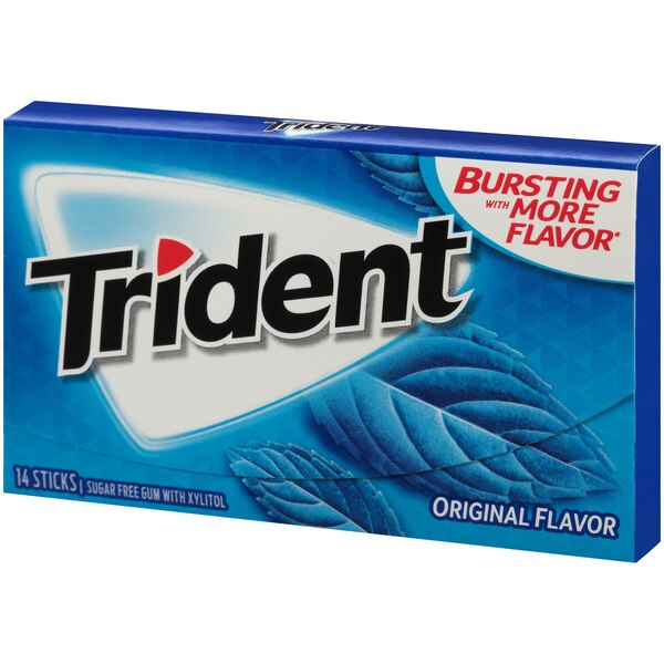 Trident Sugar Free Gum, 14 ct