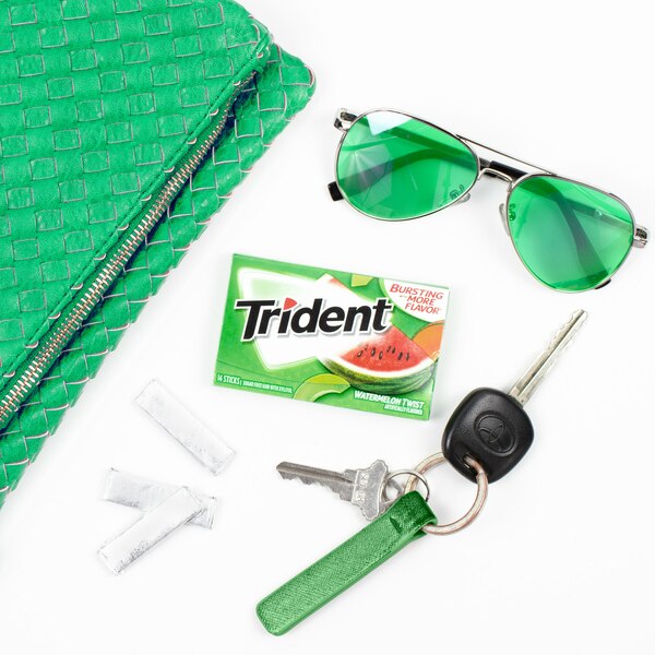 Trident Sugar Free Gum, Watermelon Twist, 14 ct