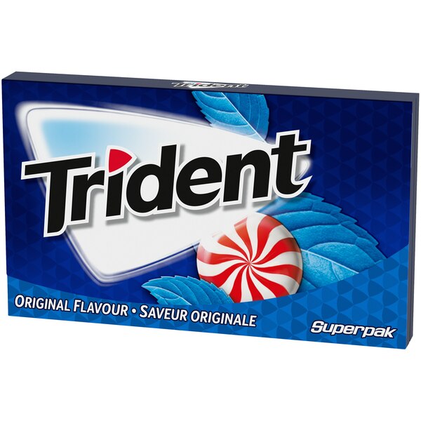 Trident Peppermint Sugar Free Gum, 14 ct