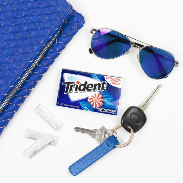 Trident Peppermint Sugar Free Gum, 14 ct