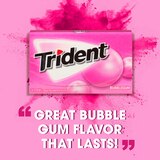 Trident Bubblegum Sugar Free Gum, 14 ct, thumbnail image