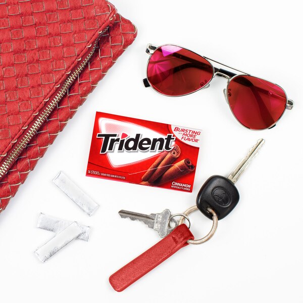 Trident Cinnamon Sugar Free Gum, 14 ct