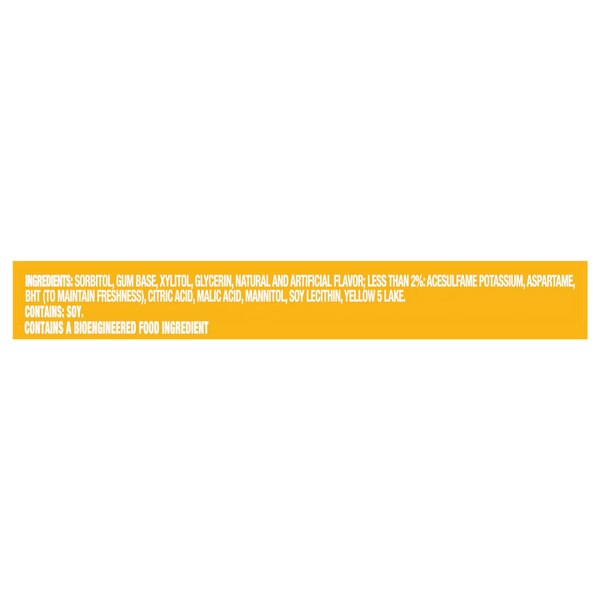 Trident Pineapple Twist Sugar Free Gum, 14 ct