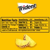 Trident Pineapple Twist Sugar Free Gum, 14 ct, thumbnail image