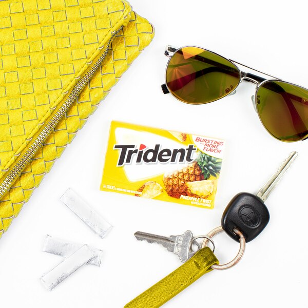Trident Pineapple Twist Sugar Free Gum, 14 ct