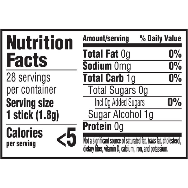 Trident Spearmint Sugar Free Gum Pocket Pack, 28 ct