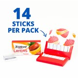 Trident Layers Wild Strawberry & Tangy Citrus Sugar Free Gum, 14 ct, thumbnail image