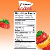 Trident Layers Wild Strawberry & Tangy Citrus Sugar Free Gum, 14 ct, thumbnail image
