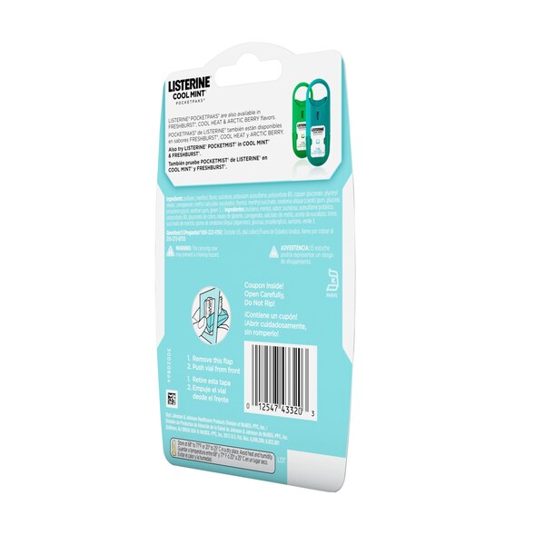 Listerine Pocketpaks Breath Strips, Cool Mint, 24 CT, 3 Pack