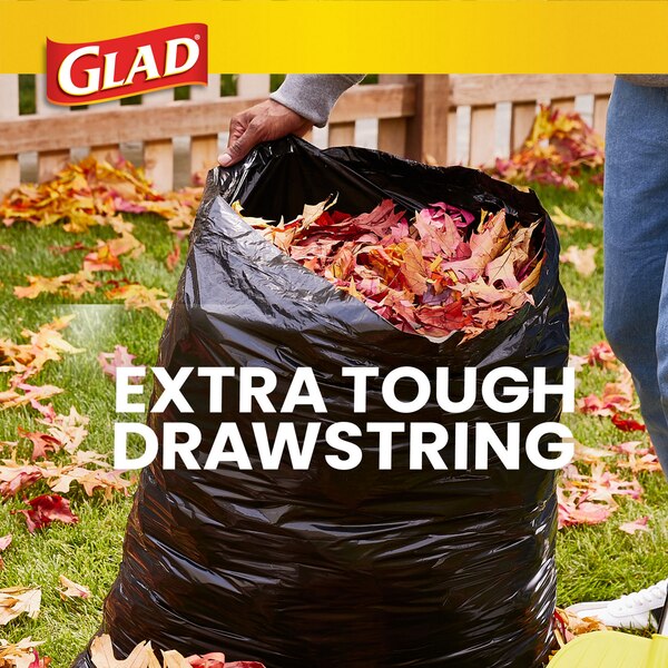 Glad Quick-Tie Lawn and Leaf Bags, 39 Gal, 12 ct