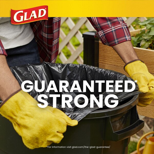 Glad Quick-Tie Lawn and Leaf Bags, 39 Gal, 12 ct