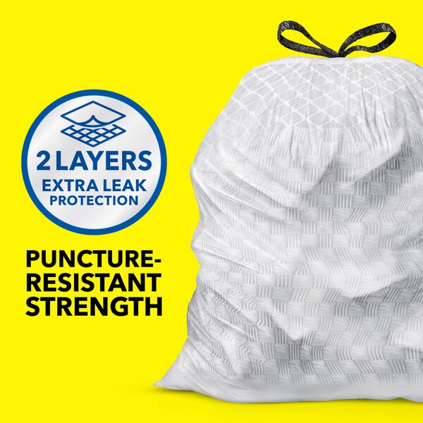 Glad ForceFlex Tall Kitchen Trash Bags, 13 Gal Drawstring, scented