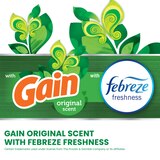 Glad ForceFlex Tall Kitchen Drawstring Trash Bags, 13 Gal, Gain Original with Febreze, 80 ct, thumbnail image