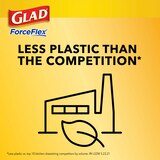 Glad ForceFlex Tall Kitchen Drawstring Trash Bags, 13 Gal, Fragrance Free, 40 ct, thumbnail image