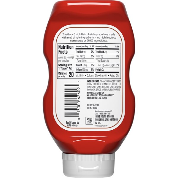 Heinz Tomato Ketchup Simply, 20 oz