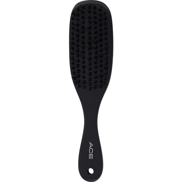 Ace for Men Natural Boar Bristles Brush, Black, 1 CT