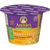 Annie's Deluxe Rich and Creamy Shells & Classic Cheddar Cup, 2.6 OZ, thumbnail image 1 of 1