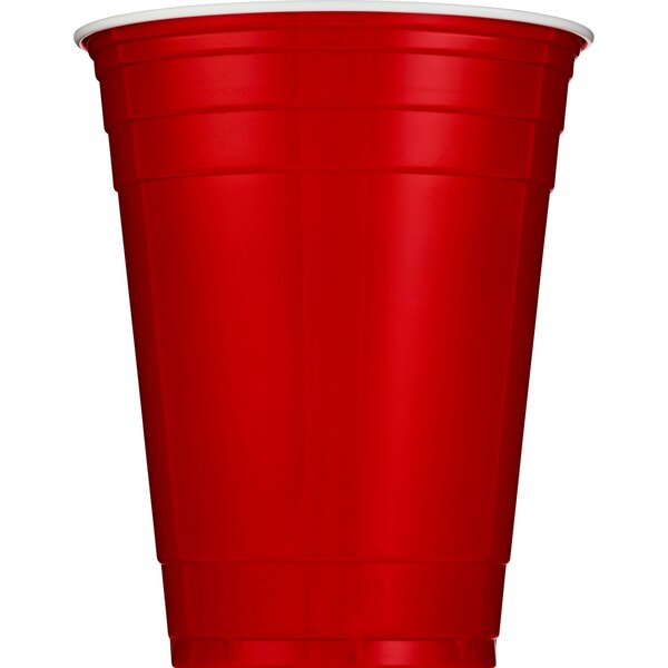 Hefty Party Easy-to-Grip 18 OZ Red Cups, 30 CT