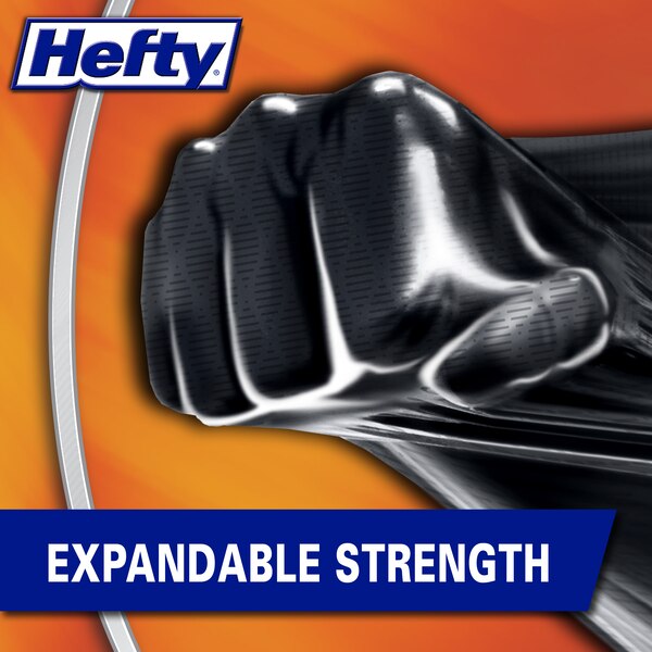 Hefty - Bolsas para basura con cordón, multiuso, grandes, ultrarresistentes, 30 galones, 25 u.