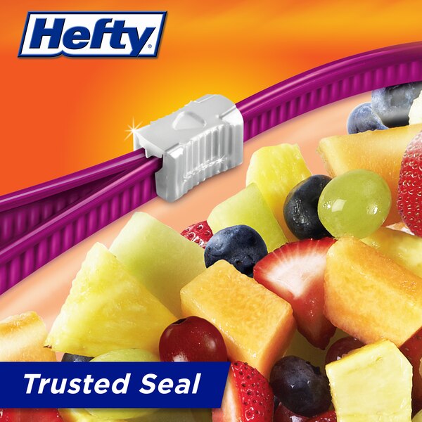 Hefty Slider Freezer Bags, 15 CT