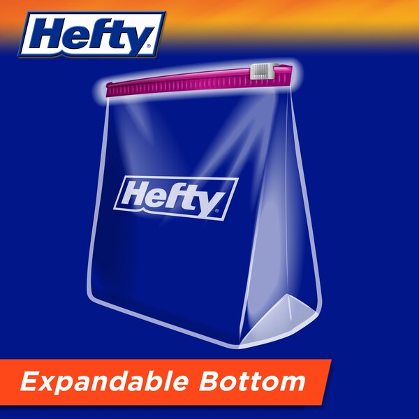 Hefty Slider Freezer Bags, 15 CT