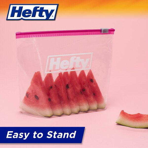 Hefty Slider Freezer Bags, 15 CT