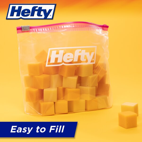 Hefty Slider Freezer Bags, 15 CT