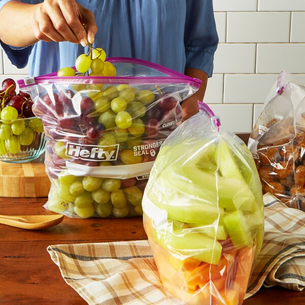 Hefty Slider Freezer Bags, 15 CT