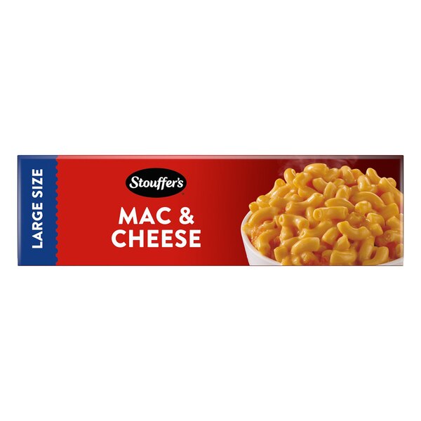 Stouffer’s Macaroni and Cheese, Large Size, Oven or Microwave Dinner, Easy Frozen Dinners, 20 oz