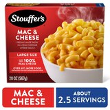 Stouffer’s Macaroni and Cheese, Large Size, Oven or Microwave Dinner, Easy Frozen Dinners, 20 oz, thumbnail image