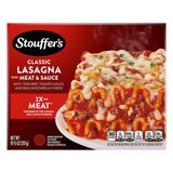 Stouffer’s Classic Lasagna with Meat and Sauce, Single Serve, Oven Ready, Frozen Dinners, 10.5 oz, thumbnail image