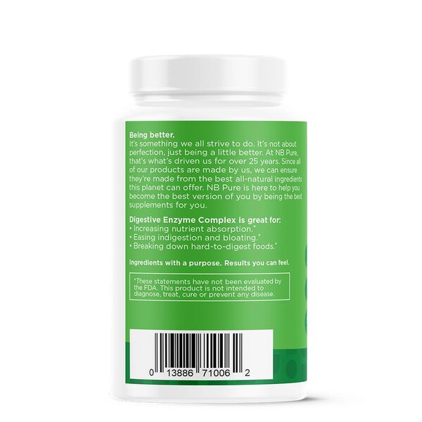 nbpure Digestive Enzyme Complex Capsules, 90 CT