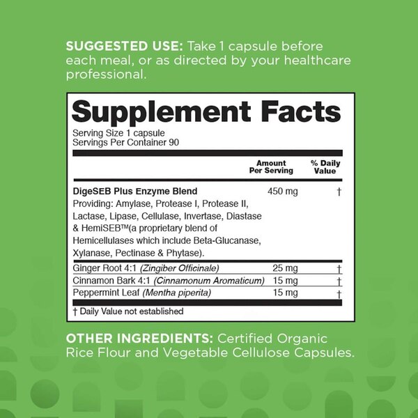 nbpure Digestive Enzyme Complex Capsules, 90 CT