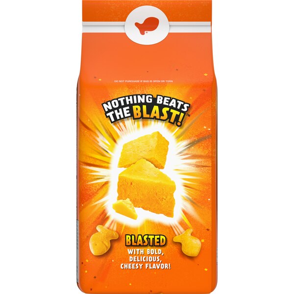 Pepperidge Farm Goldfish Flavor Blasted Flavor Blasted Xtra Cheddar Cheese Crackers, 6.6 oz