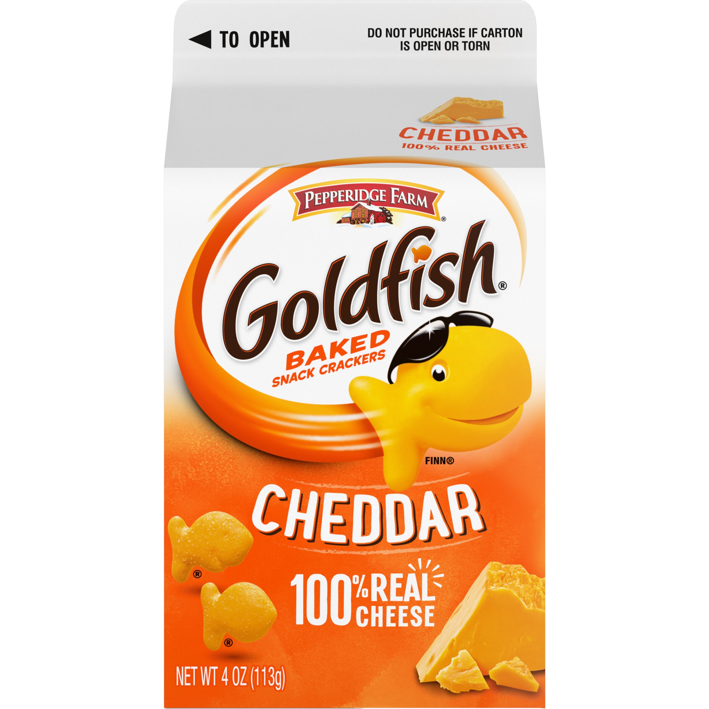 Pepperidge Farm Goldfish Cheddar Crackers, 4 Oz