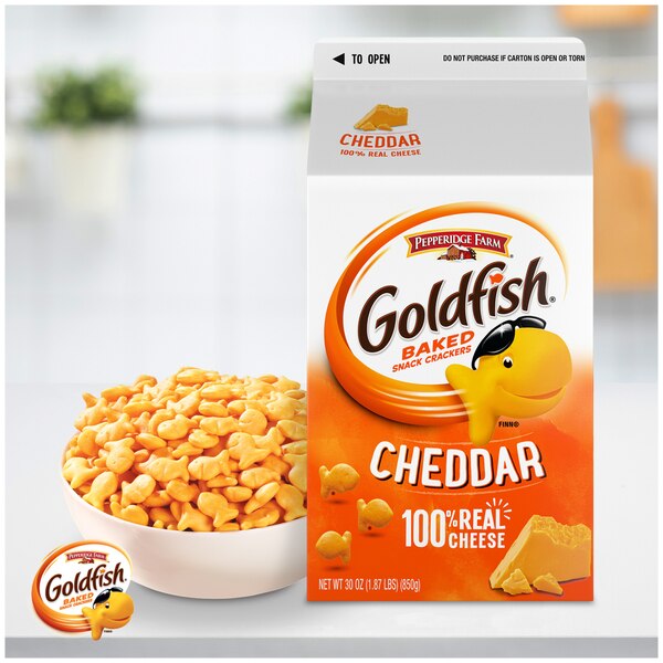 Pepperidge Farm Goldfish Cheddar Cheese Crackers, 30 oz