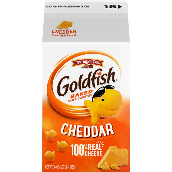 Pepperidge Farm Goldfish Cheddar Cheese Crackers, 30 oz