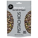 Wonderful Pistachios, No Shells, Sea Salt & Pepper Flavored Nuts, Resealable Pouch, 5.5 oz, thumbnail image