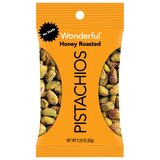 Wonderful Pistachios, No Shells, Honey Roasted Nuts, thumbnail image