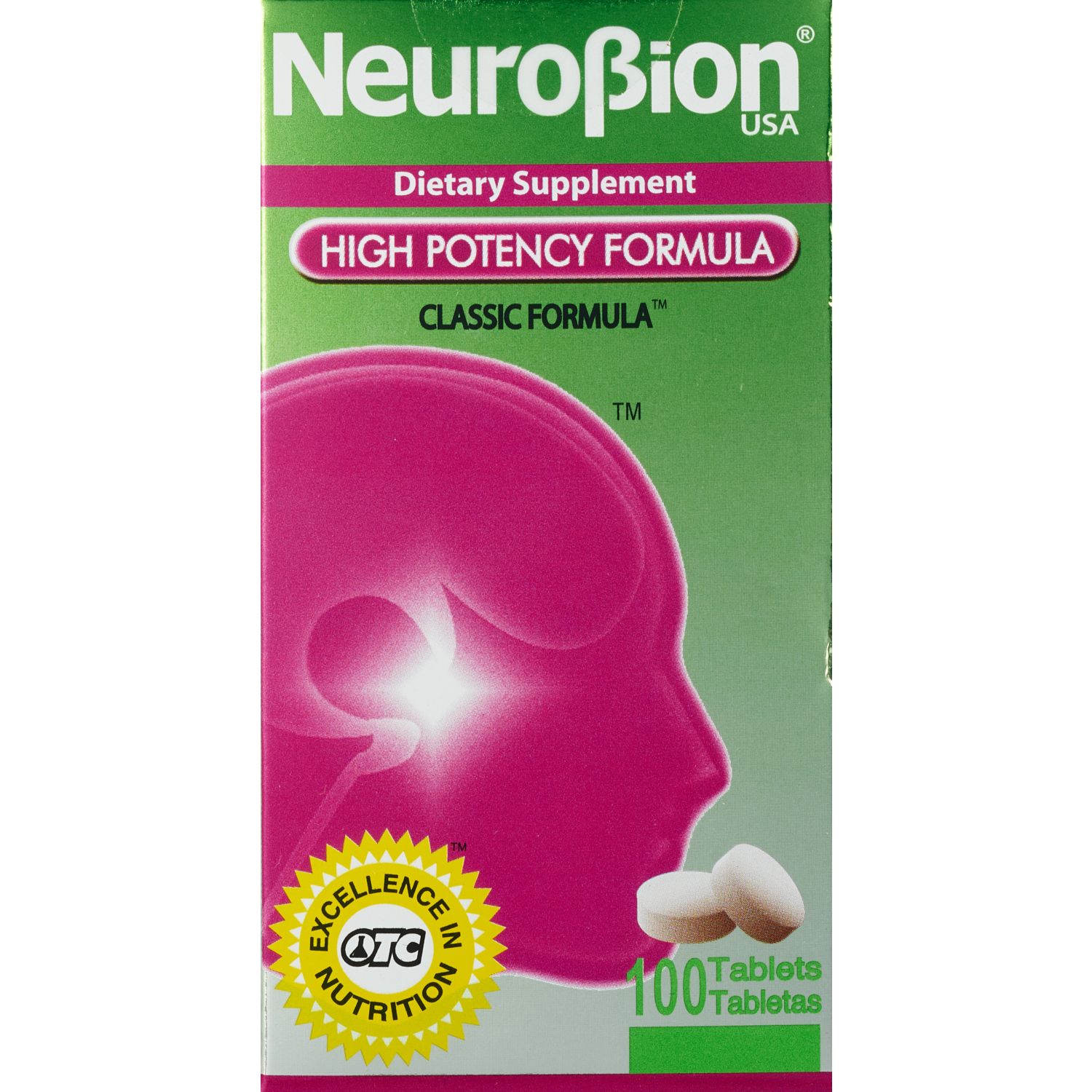 NeuroBion High Potency Formula Clasica Tablets, 100 CT