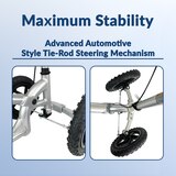 KneeRover PRO All Terrain Knee Scooter Knee Walker Aluminum with Shock Absorber, thumbnail image