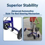 KneeRover HYBRID Knee Scooter with All Terrain Front Tires, thumbnail image