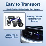 KneeRover HYBRID Knee Scooter with All Terrain Front Tires, thumbnail image