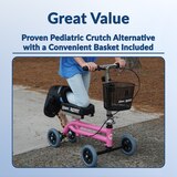 KneeRover Kids and Small Adult Knee Walker Child Knee Scooter, thumbnail image