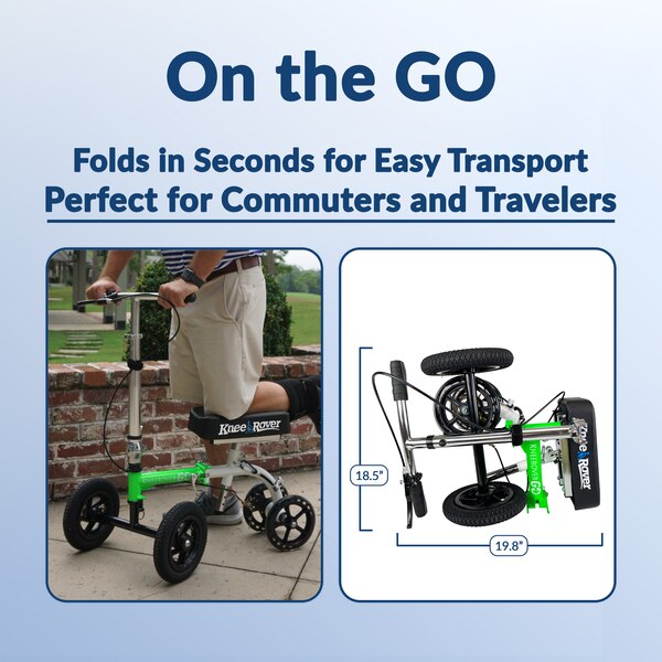 KneeRover GO HYBRID All Terrain Knee Scooter